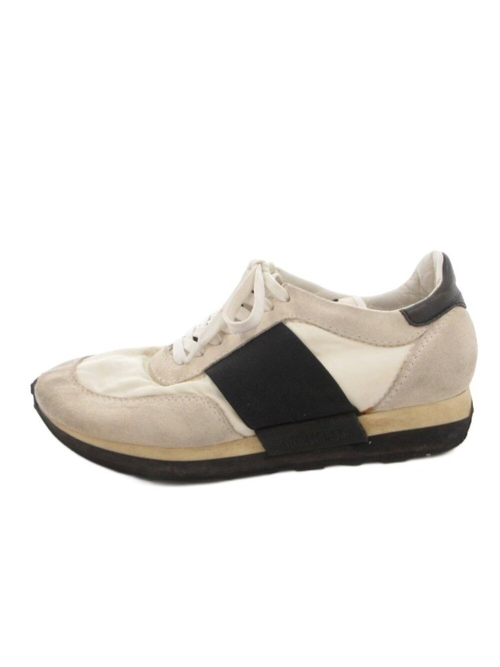 Moncler Sneakers Shoes Low-Cut Logo White Black